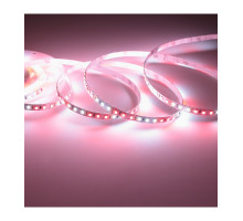 Светодиодная (LED) лента ICLED 12В 2835 120 led/m IP33 12 Вт/м (78281) Розовый свет