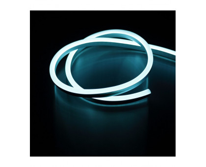 Светодиодный (LED) гибкий неон ICLED 220В IP65 7.5 Вт/м (78406) Ледяная синева свет