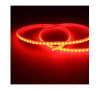 Светодиодная (LED) лента ICLED 12В 2835 120 led/m IP68 9,6 Вт/м (78474) Красный свет