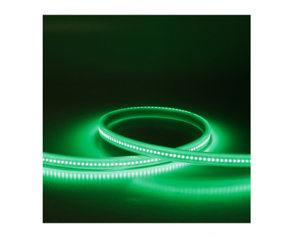 Светодиодная (LED) лента ICLED 220В 2835 188 led/m IP68 12 Вт/м (78568) Зеленый свет