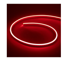 Светодиодный (LED) гибкий неон ICLED 12В 2835 120 led/m IP65 9,6 Вт/м (78830) Красный свет