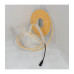Светодиодный (LED) гибкий неон ICLED 12В 2835 120 led/m IP65 9,6 Вт/м (78906) Желтый свет