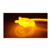 Светодиодный (LED) гибкий неон ICLED 220В IP65 8 Вт/м (78991) Желтый свет