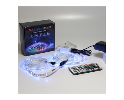Комплект Светодиодная (LED) лента ICLED 12В 5050 30 led/m IP20 7,2 Вт/м (79448) RGB свет