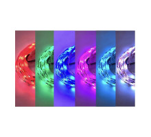 Светодиодная (LED) лента 12В 5050 Jazzway PLS 5050/30 RGB IP20 7,2 Вт/м (327620) RGB свет