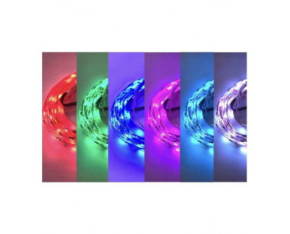 Светодиодная (LED) лента 12В 5050 Jazzway PLS 5050/30 RGB IP20 7,2 Вт/м (327620) RGB свет