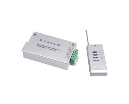 Контроллер RGB для светодиодной (LED) ленты Jazzway RGB ZC-2000RC (RF) 12 В 12А 144 Вт (3327392) с кнопочным пультом