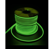 Светодиодная (LED) лента 220В 2835 Jazzway PFN-01 2835/120 220V Green IP65 6 Вт/м (5016460A) Зелёный свет