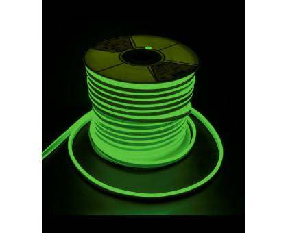 Светодиодная (LED) лента 220В 2835 Jazzway PFN-01 2835/120 220V Green IP65 6 Вт/м (5016460A) Зелёный свет