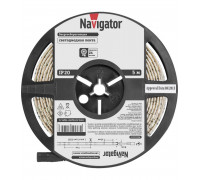 Светодиодная (LED) лента Navigator 12 Вольт NLS-3528G60-4.8-IP20-12V R5 4,8 Вт/м (80296) Зеленый свет