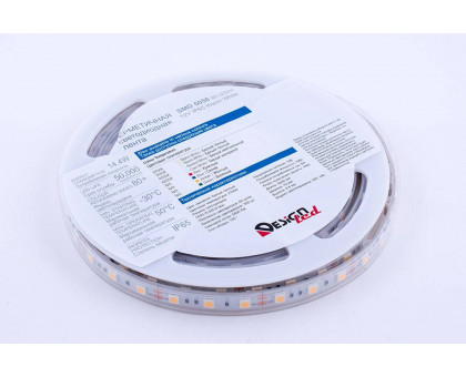 Светодидодная (LED) лента DesignLed 12В 5050 DSG560-12-WW-65 14,4 Вт/м 2700K (000519) Теплый белый свет