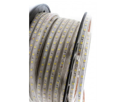 Светодидодная (LED) лента SWG 220В 5050 LT560-W-50 14,4 Вт/м 6000-6500K (000940) Холодный белый свет