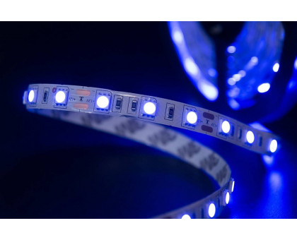 Светодидодная (LED) лента SWG 12В 3528 SWG560-12-14.4-B-M 14,4 Вт/м 3000-3500K (009473) Синий свет