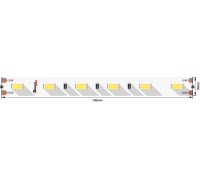 Светодидодная (LED) лента DesignLed 24В 5730 DSG760-24-W-33 14,4 Вт/м 6500K (004498) Холодный белый свет