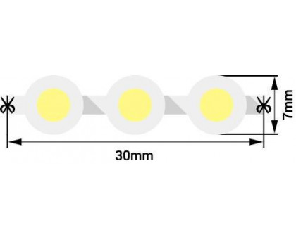 Светодидодная (LED) лента SWG 12В DIP 5мм DIP-96-12-7.7-Y-68 7,7 Вт/м (001040) Желтый свет