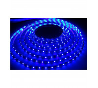 Светодиодная (LED) лента 12V Smarbuy SMD 2835/60 Smartbuy-IP20-4.8W/Blue 4,8 Вт/м (SBL-IP20-4_8-Bl) Синий свет