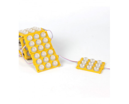 Светодиодный (LED) модуль ICLED 12 Вольт 3030 5Вт IP65 (79752) Желтый свет