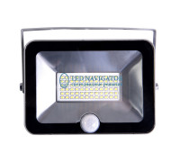 Светодиодный (LED) прожектор FOTON FL-LED Light-PAD SENSOR 30W 4200К 30 Вт Холодный белый свет (606778) с датчиком движения