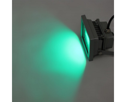 Светодиодный (LED) прожектор ОНЛАЙТ 61 145 OFL-10-GREEN-BL-IP65-LED XXX 10 Вт Зелёный свет