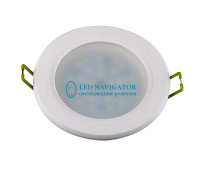 Круглый встраиваемый светодиодный (LED) светильник 110х36 Navigator NDL-R1-6W-840-WH-GX53-LED 6Вт 4000К IP20 (71373) Белый