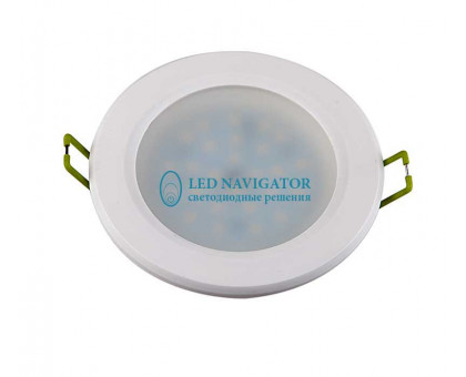 Круглый встраиваемый светодиодный (LED) светильник 110х36 Navigator NDL-R1-6W-840-WH-GX53-LED 6Вт 4000К IP20 (71373) Белый