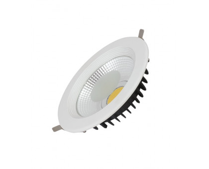 Круглый светодиодный (LED) светильник даунлайт 190х60 Foton FL-LED DLA 20W 4200K IP20 (605726) Белый