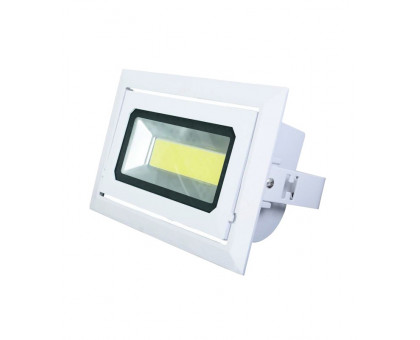 Поворотный прямоугольный светодиодный (LED) светильник даунлайт 235х145х135 Foton FL-LED DLD 20W 4200K IP20 (605801) Белый