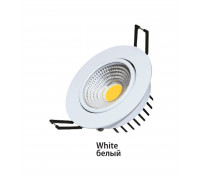 Круглый встраиваемый (LED) светильник 85х45 Foton FL-LED Consta B 7W White 2700K 7Вт IP20 (608833) Белый