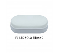 Овальный накладной (LED) светильник ЖКХ ДПБ Foton FL-LED SOLO-Ellipse С 18W 18Вт 4200K IP65 220х100х52 мм (610096) Белый