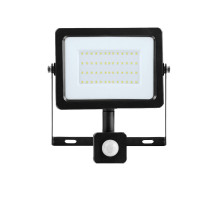 Светодиодный (LED) прожектор FOTON FL-LED Light-PAD SENSOR 50W Black 50Вт 4200К (608659) с датчиком движения