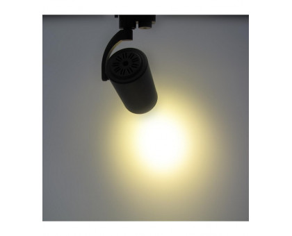 Трековый однофазный светодиодный (LED) светильник ICLED 7Вт 3000K IP20 140х110х190 мм (51762) Чёрный