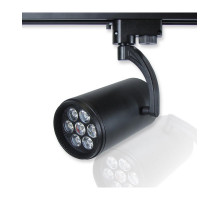 Трековый однофазный светодиодный (LED) светильник ICLED 7Вт 6500K IP20 (51763) Чёрный