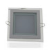 Квадратный встраиваемый (LED) светильник даунлайт 200х200мм 15Вт 6500K IP20 (51968) Белый со стеклом