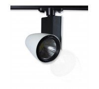 Трековый однофазный светодиодный (LED) светильник ICLED 30Вт 5000K IP40 140х140х200 мм (53450) Белый/чёрный
