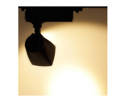 Трековый однофазный светодиодный (LED) светильник ICLED 10Вт 3000K IP20 170х70х160 мм (54590) Чёрный