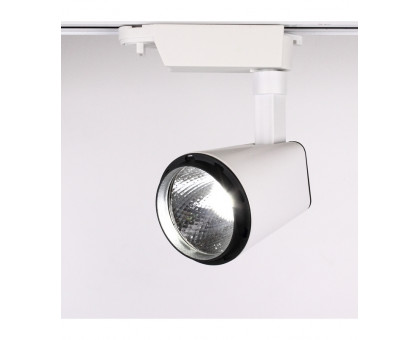 Трековый однофазный светодиодный (LED) светильник ICLED 10Вт 6500K IP20 170х70х160 мм (54591) Белый/чёрный