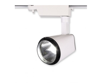 Трековый однофазный светодиодный (LED) светильник ICLED 10Вт 3000K IP20 170х70х160 мм (54592) Белый