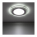 Круглый встраиваемый (LED) светильник даунлайт 105х40мм 5Вт 6500K IP20 (54595) Белый со стеклом