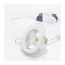 Круглый встраиваемый (LED) светильник даунлайт 105х40мм 5Вт 6500K IP20 (54596) Белый со стеклом