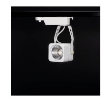 Трековый ЕВРО светодиодный (LED) светильник ICLED 3Вт 3000K IP40 120х70х160 мм (55334) Белый