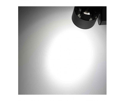 Трековый ЕВРО светодиодный (LED) светильник ICLED 20Вт 6500K IP40 105х180х200 мм (55338) Белый/чёрный