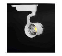 Трековый ЕВРО светодиодный (LED) светильник ICLED 10Вт 6500K IP40 160х100х200 мм (55343) Белый