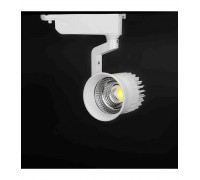 Трековый ЕВРО светодиодный (LED) светильник ICLED 10Вт 4000K IP40 160х100х200 мм (55345) Белый