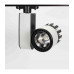 Трековый ЕВРО светодиодный (LED) светильник ICLED 30Вт 6500K IP40 120х180х200 мм (55360) Белый/чёрный