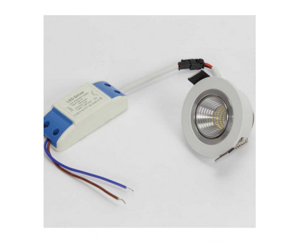Поворотный квадратный встраиваемый (LED) светильник даунлайт 65х45мм BW102 3Вт 4000K IP20 (55548) Белый