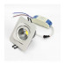 Поворотный квадратный встраиваемый (LED) светильник даунлайт 98х98х60мм 5Вт 4000K IP20 (55556) Белый