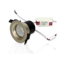 Круглый встраиваемый (LED) светильник даунлайт 84мм Spotlight AR4 7Вт 3000K IP40 (55693) Бронза