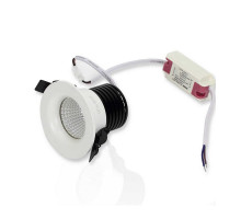 Круглый встраиваемый (LED) светильник даунлайт 84мм Spotlight AR13 7Вт 3000K IP40 (55702) Белый