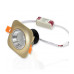 Круглый встраиваемый (LED) светильник даунлайт 84мм Spotlight AR31 7Вт 3000K IP40 (55708) Жемчужный никель