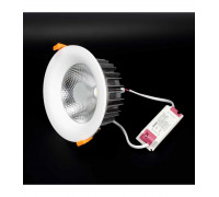Круглый встраиваемый (LED) светильник даунлайт 175мм AR45 20Вт 6500K IP40 (55752) Белый